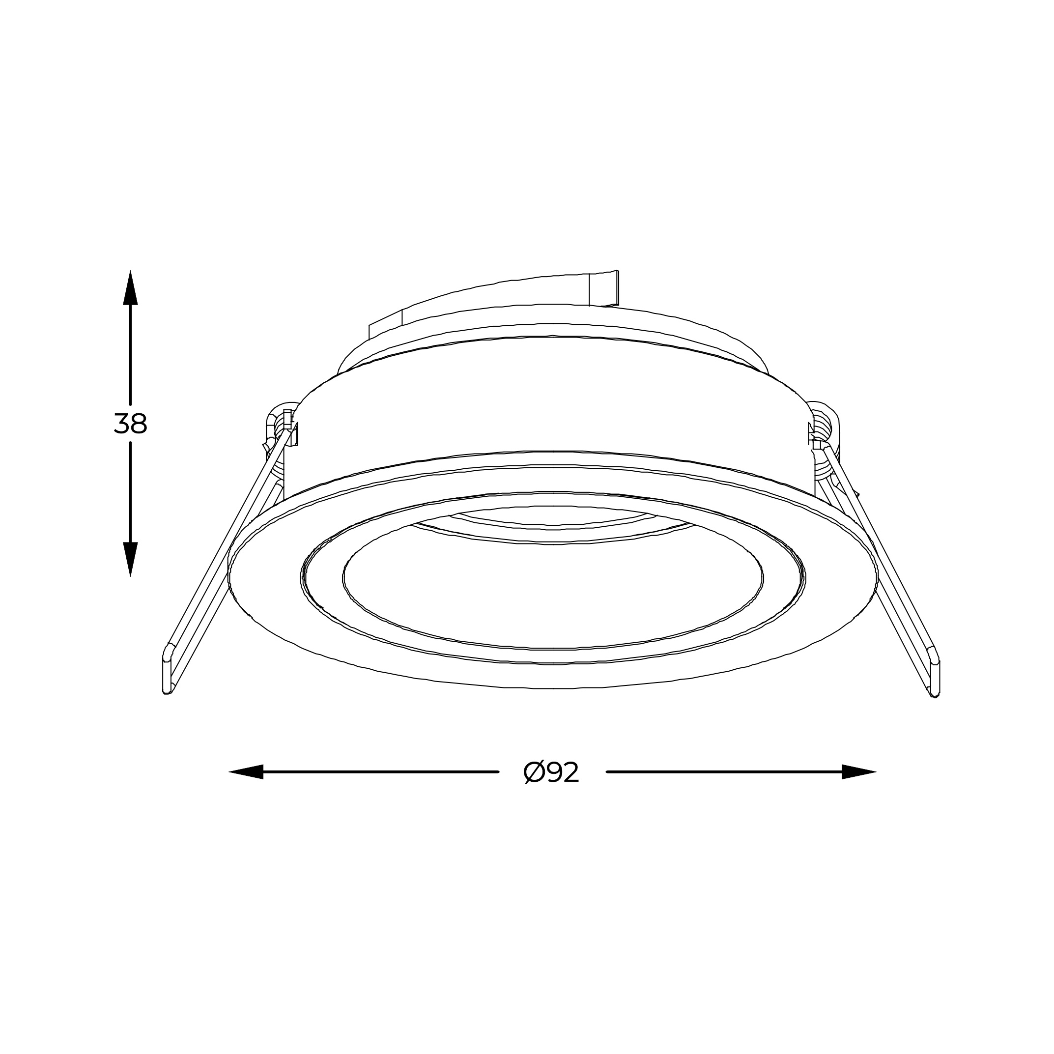 Точковий світильник Zuma Line 92702-N CHUCK купити
