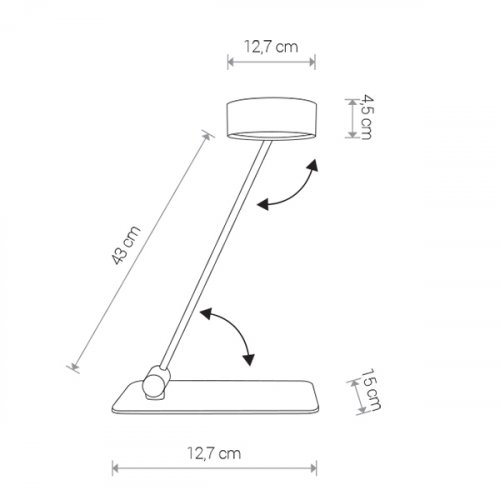 Настольная лампа Nowodvorski 8886 Cyclon купити