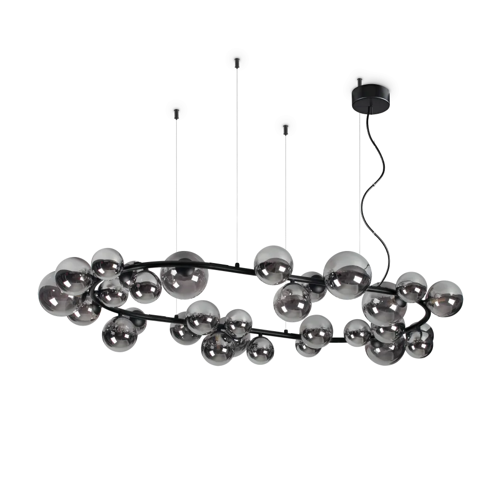 Люстра Ideal Lux 296753 Perlage sp30 Fume купити