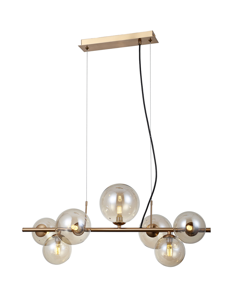 Люстра підвісна ITALUX PND-406007-7-HBR Canello купити