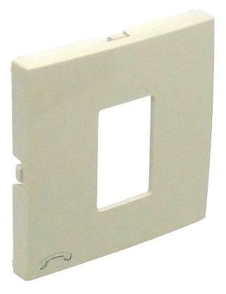 Центральная панель розетки телефонной LOGUS слоновая кость купити