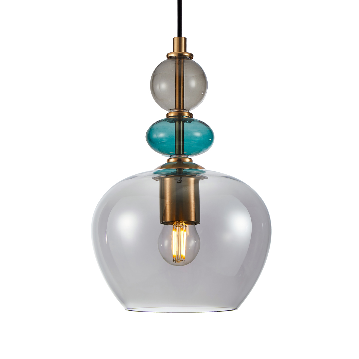 Підвісний світильник ITALUX PND-30263-1A-BRO-SG Busco купити