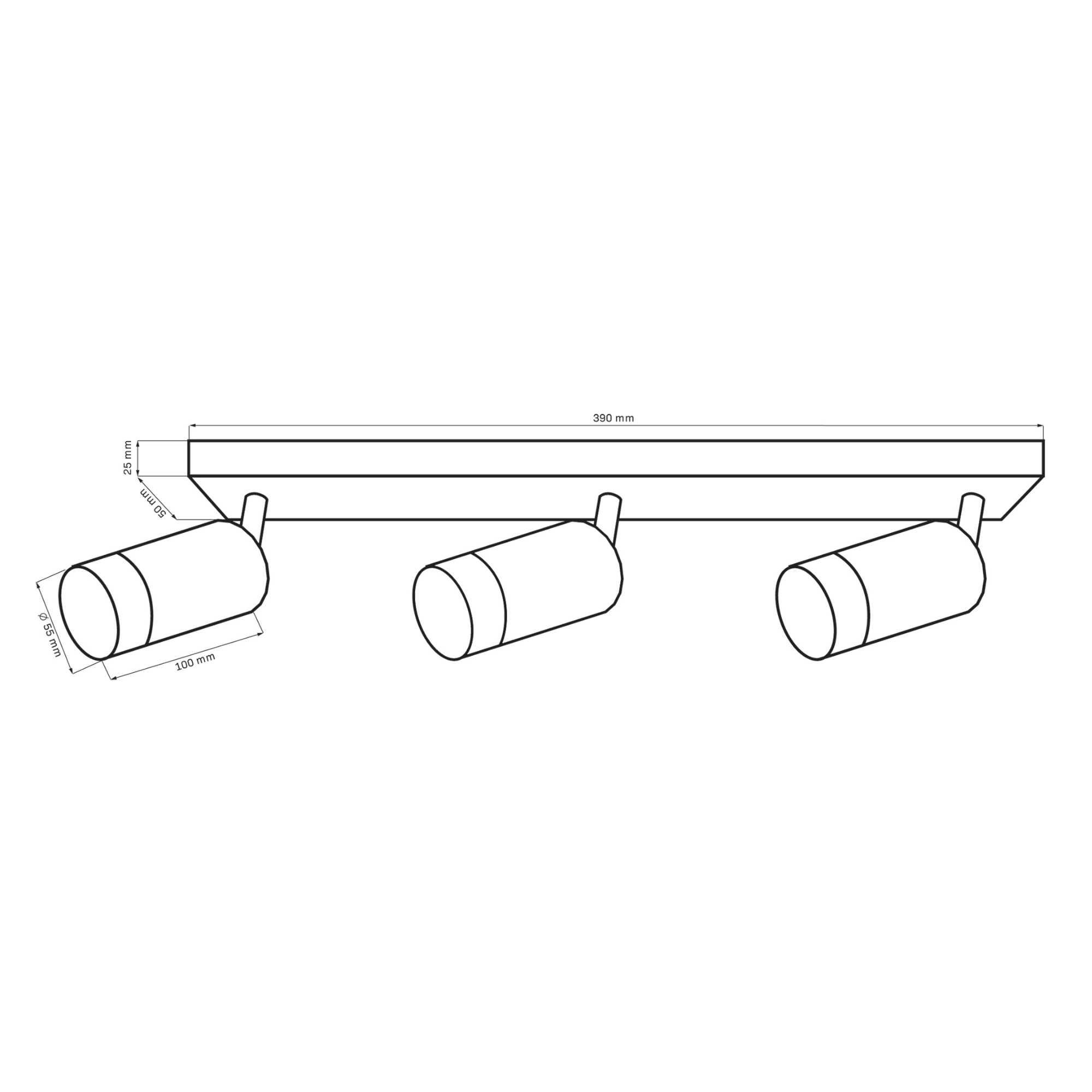 Спот Goldlux 323613 ARRAS 3 купити