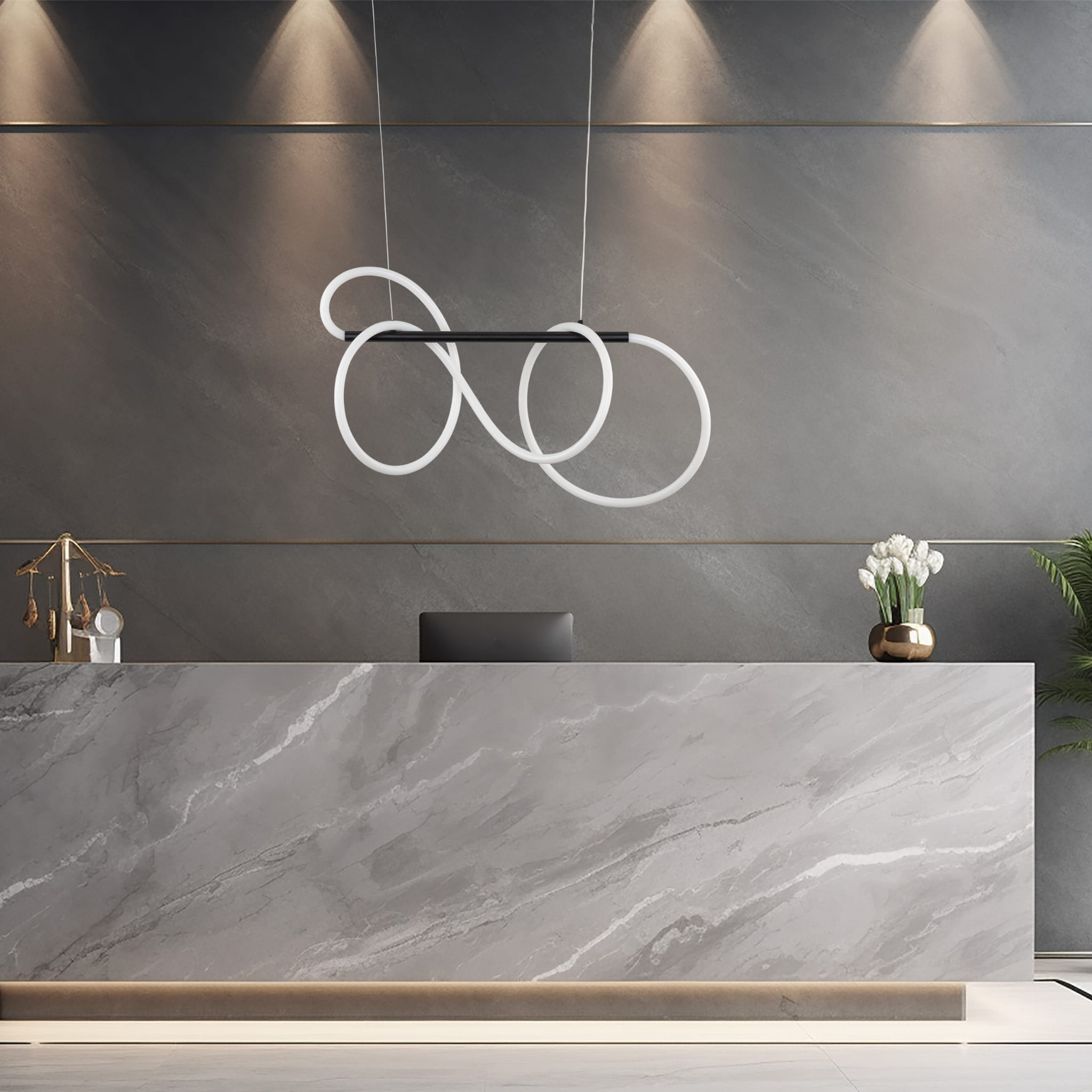 Підвісний світильник TK Lighting 18006 FLEXI LED BLACK 36 Вт купити