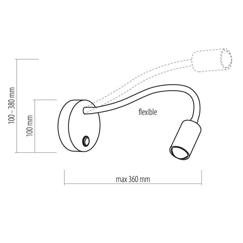 Бра TK Lighting 2450 Lagos (12038) купити