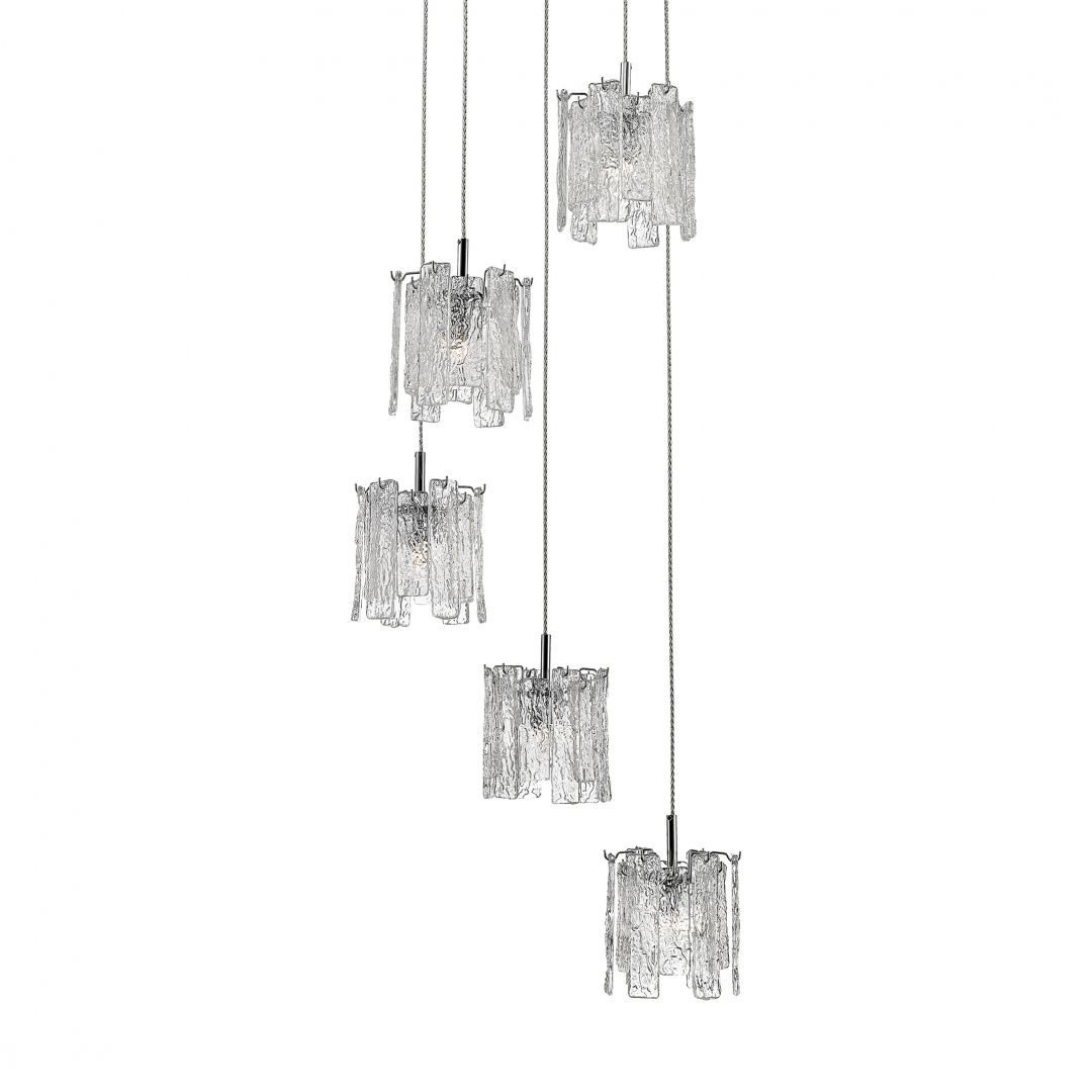 Подвесной светильник Zuma Line P0509-05D-B5AC FROZE купити