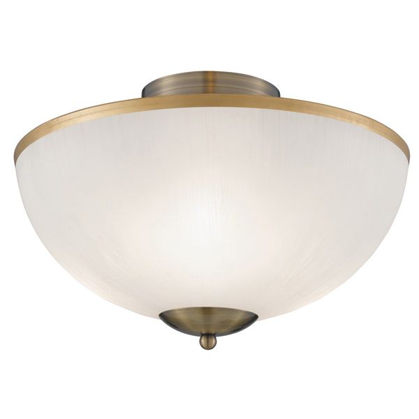 Потолочный светильник Searchlight 6580AB FLUSH купити