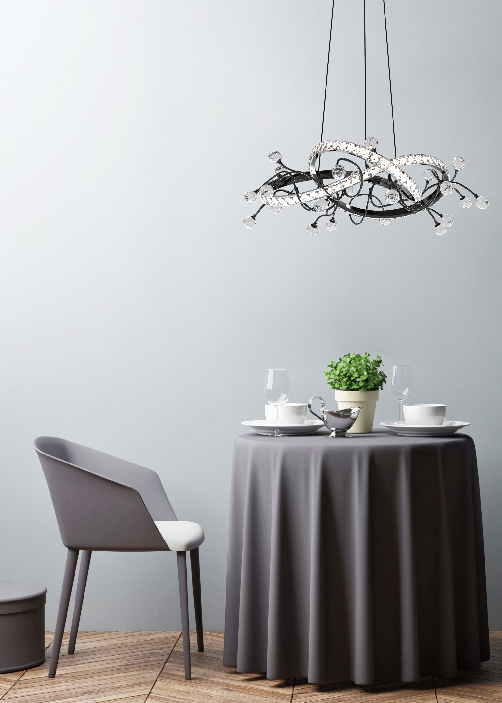 Підвісний світильник Zuma Line MD3481-1S-3BCT MAIA купити