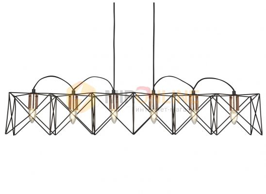 Люстра Searchlight ANTHEA 8416-6BK купити