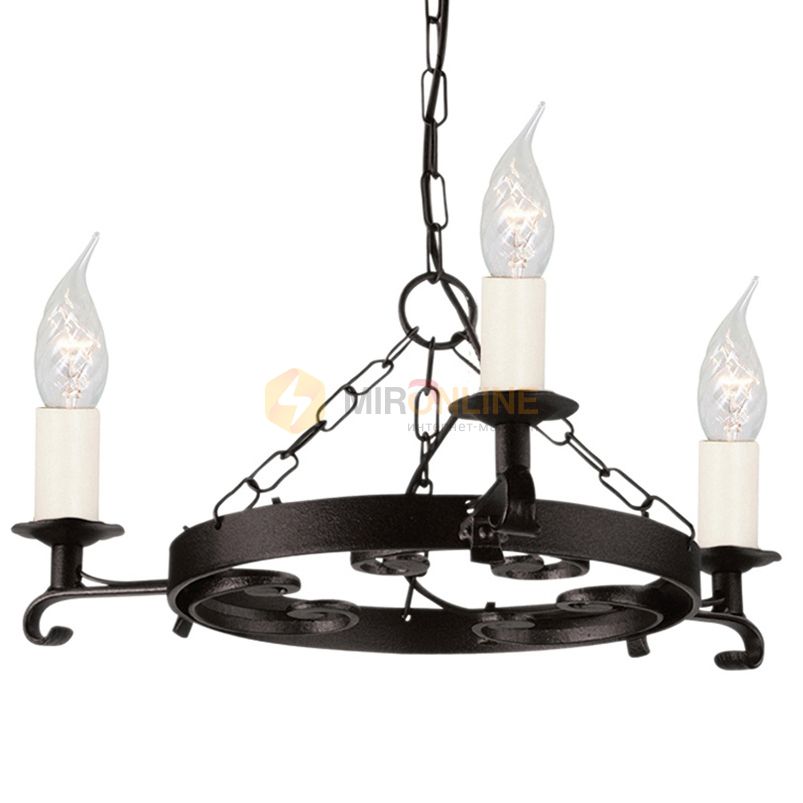 Люстра Elstead RY3 BLACK RECTORY купити