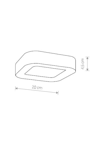 Потолочный светильник Nowodvorski 9513 Puebla LED купити