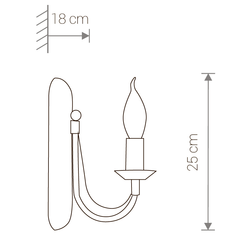 Бра Nowodvorski 202 Ares купити