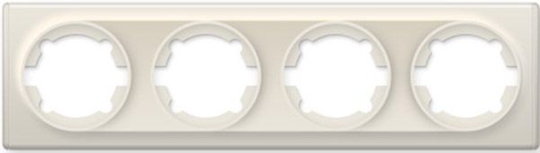 Рамка на 4 прилади OneKeyElectro, колір бежевий (OKE300402) купити