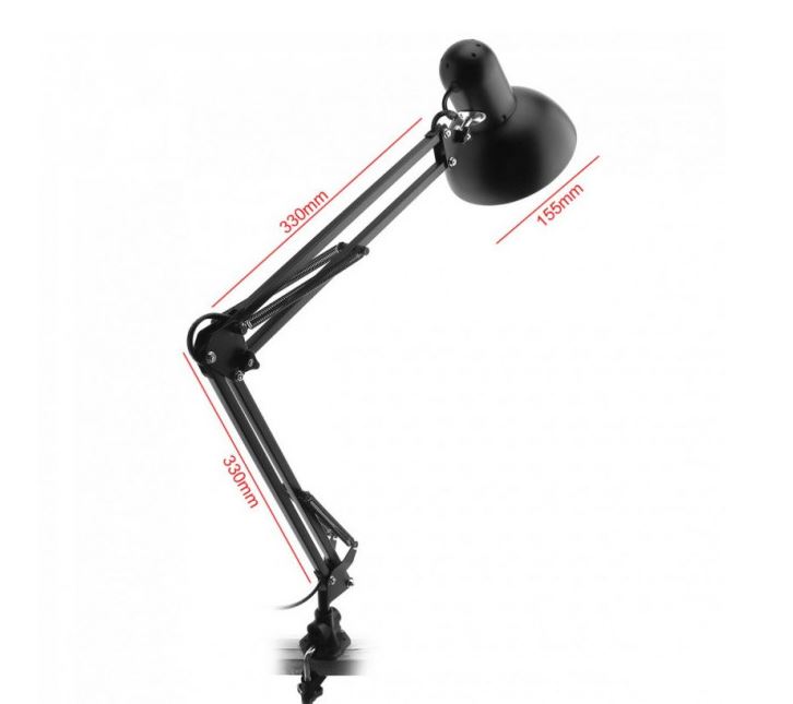 Настольный светильник Feron DE1430 на струбцине под лампу Е27 (24232) купити