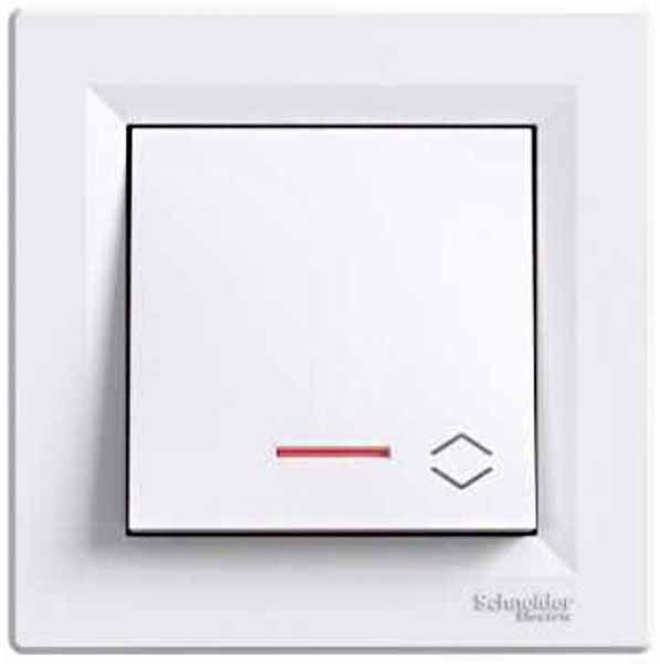 Прохідний вимикач з підсвіткою, білий (EPH1500121) купити