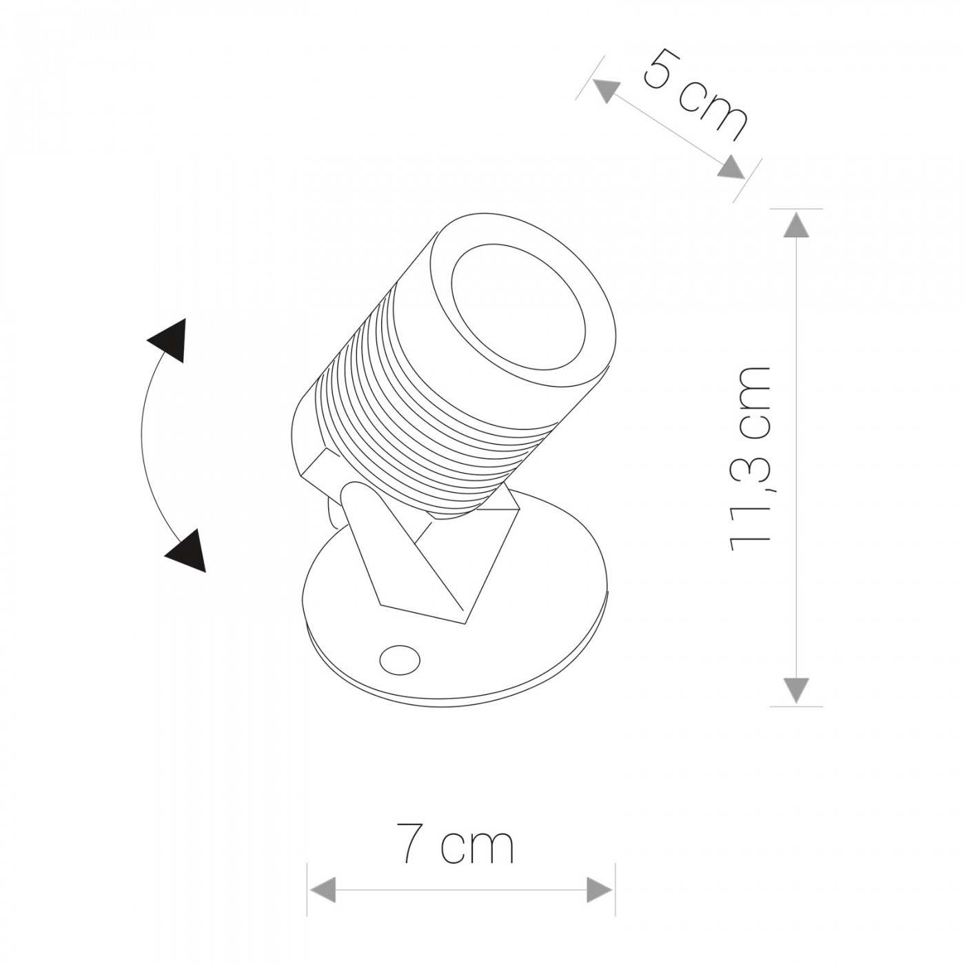 Уличный светильник Nowodvorski 9100 Spike LED купити