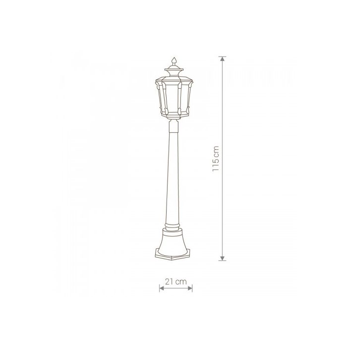 Уличный светильник Nowodvorski 4694 Amur купити