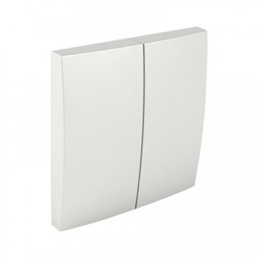 Клавsіша вимикача 2кл LOGUS металік крижаний купити