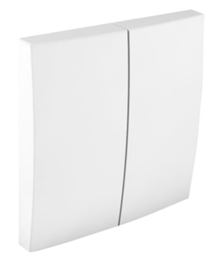 Клавіша вимикача 2-кл LOGUS білосніжний (90611 TBR) купити