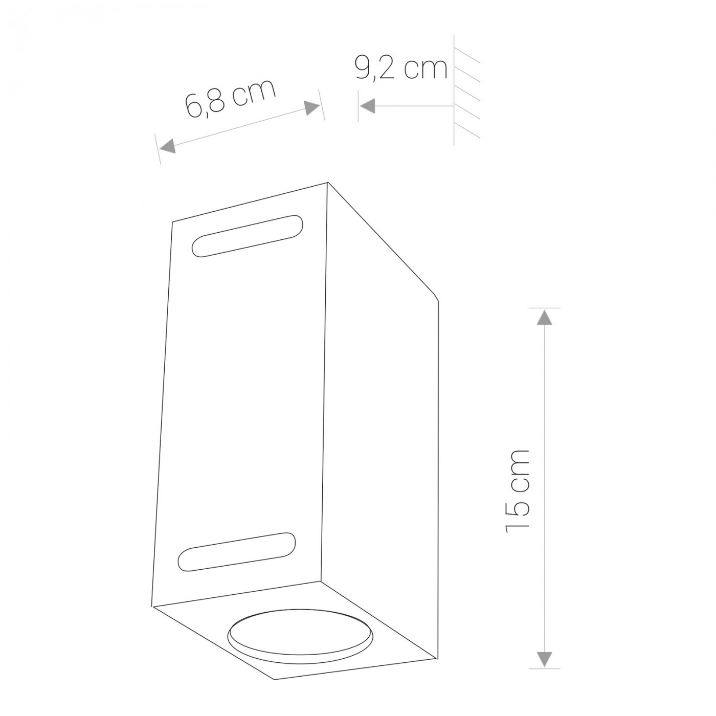 Настенный светильник Nowodvorski 9124 ASSOS купити
