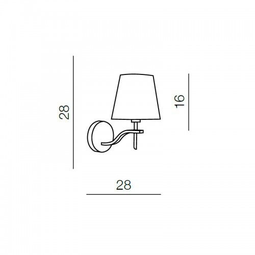 Бра Azzardo AZ0723 Princessa купити