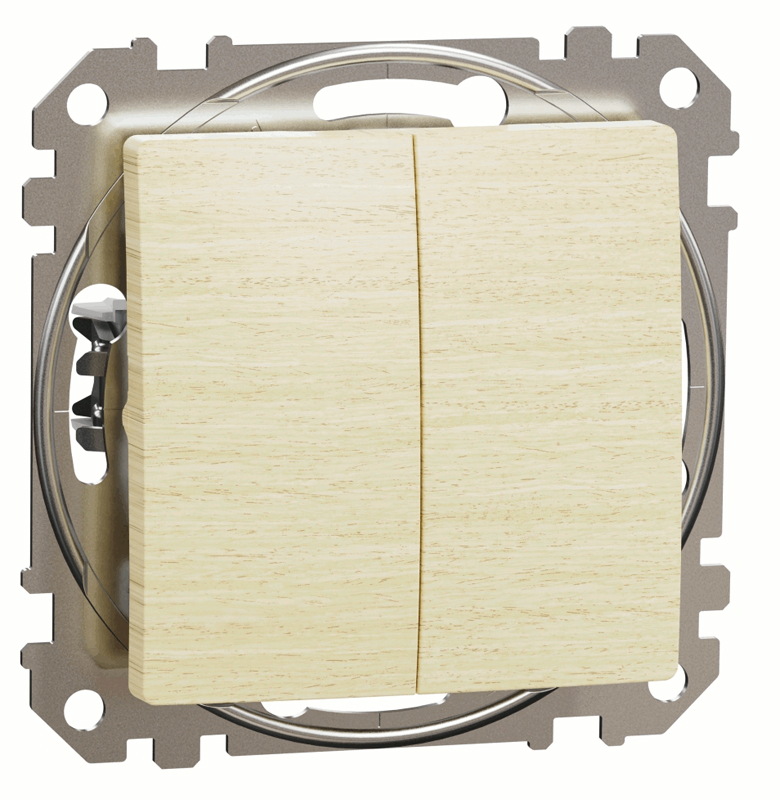 Перемикач 2-кл Schneider Sedna Elements SDD180108 Береза купити