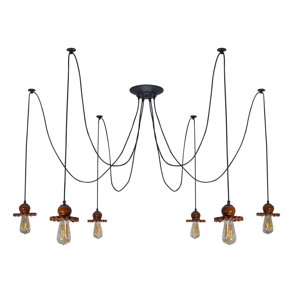 Люстра-павук LS 2153-6K-6 (61123) купити