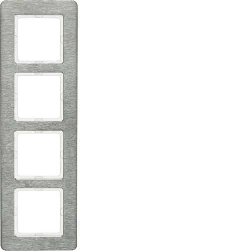 Рамка 4Х вертикальна нержавіюча сталь Q.7 10146083 купити