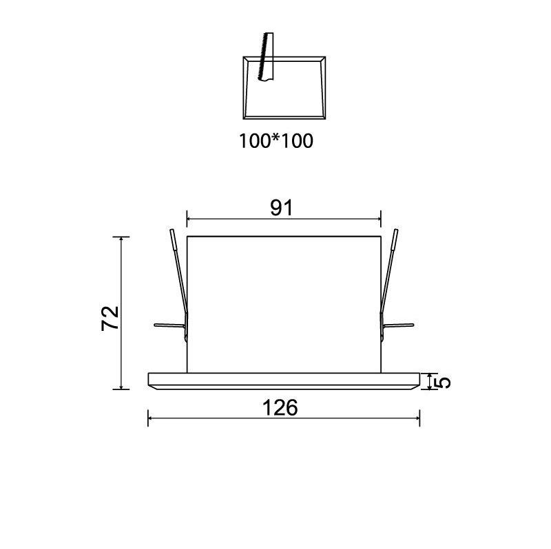 Точковий світильник Maytoni DL008-2-01-B Metal купити