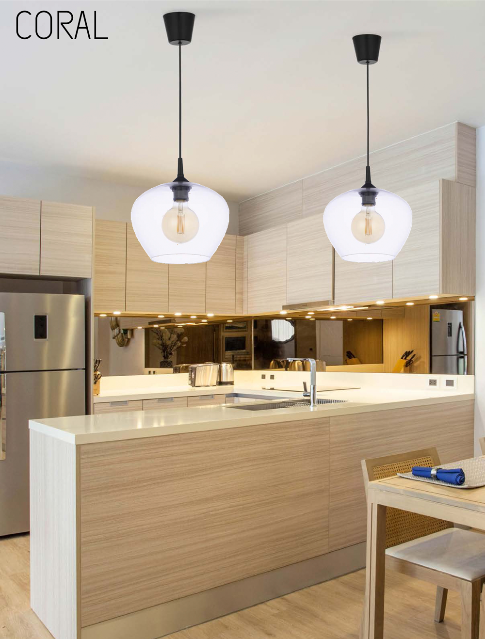 Подвесной светильник TK LIGHTING 4017 CORAL купити