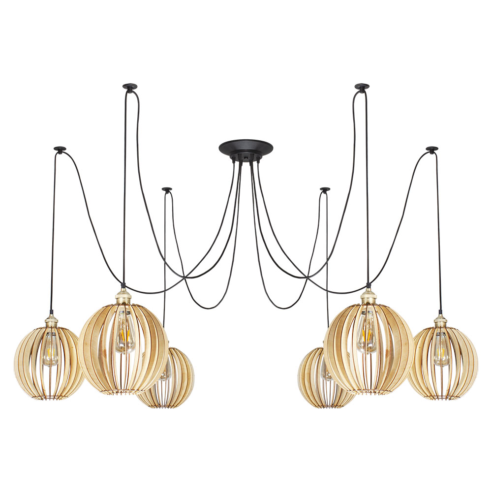 Люстра-павук LS 2121-6B (61099) купити