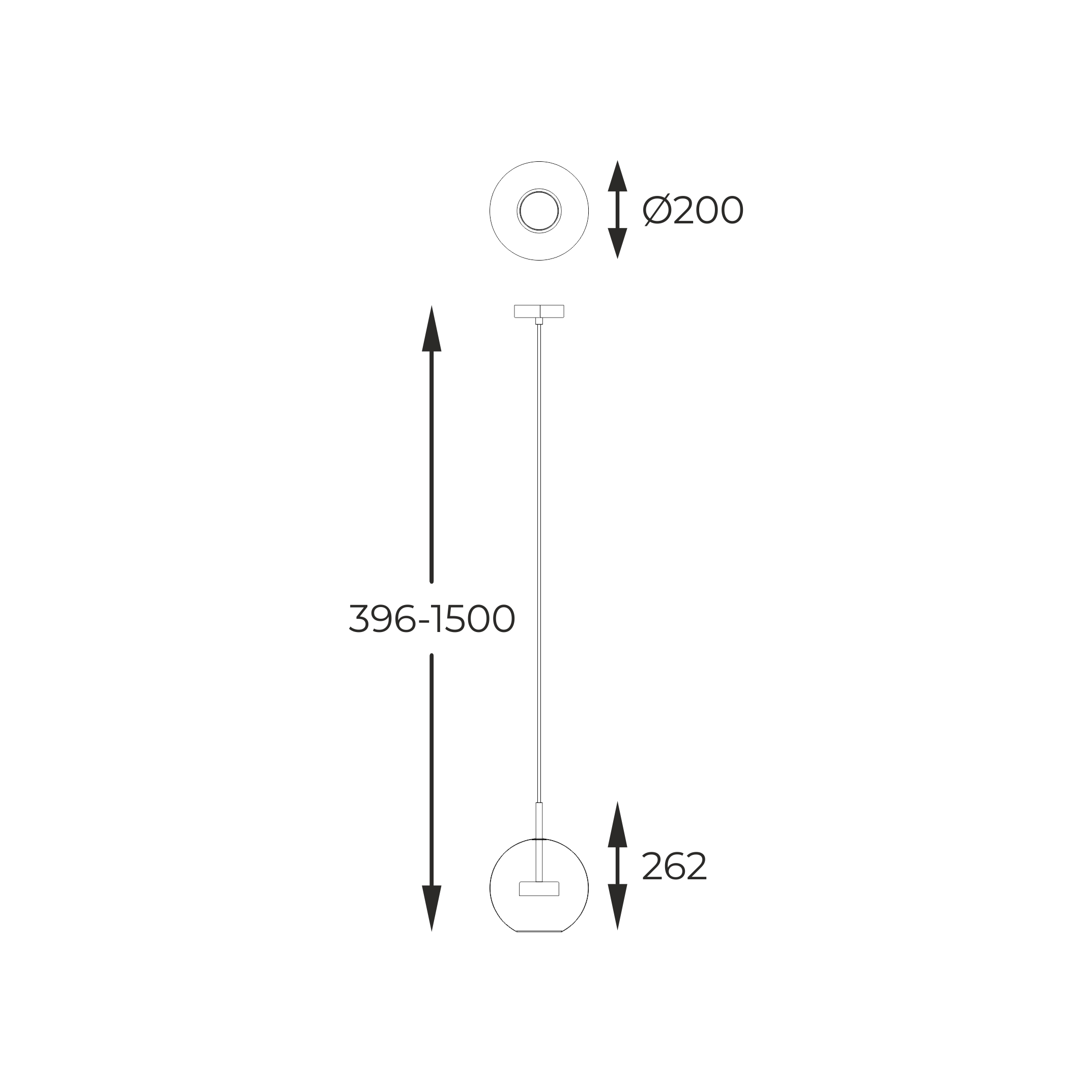Підвісний світильник Zuma Line P0428-01J-L4AC ENCELADUS купити