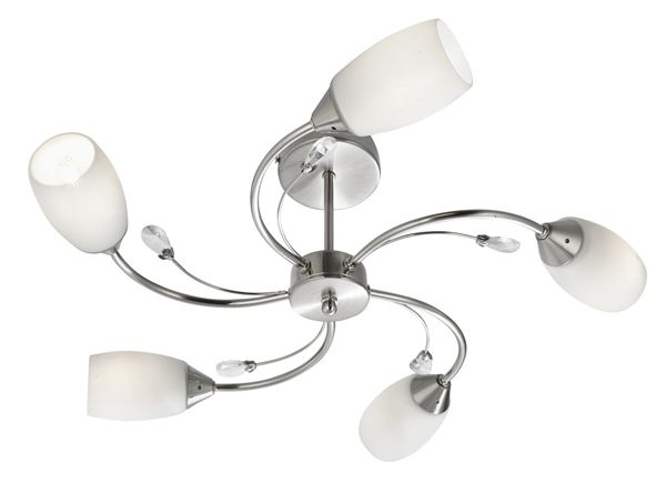 Люстра Searchlight 4355-5SS ELECTRA купити