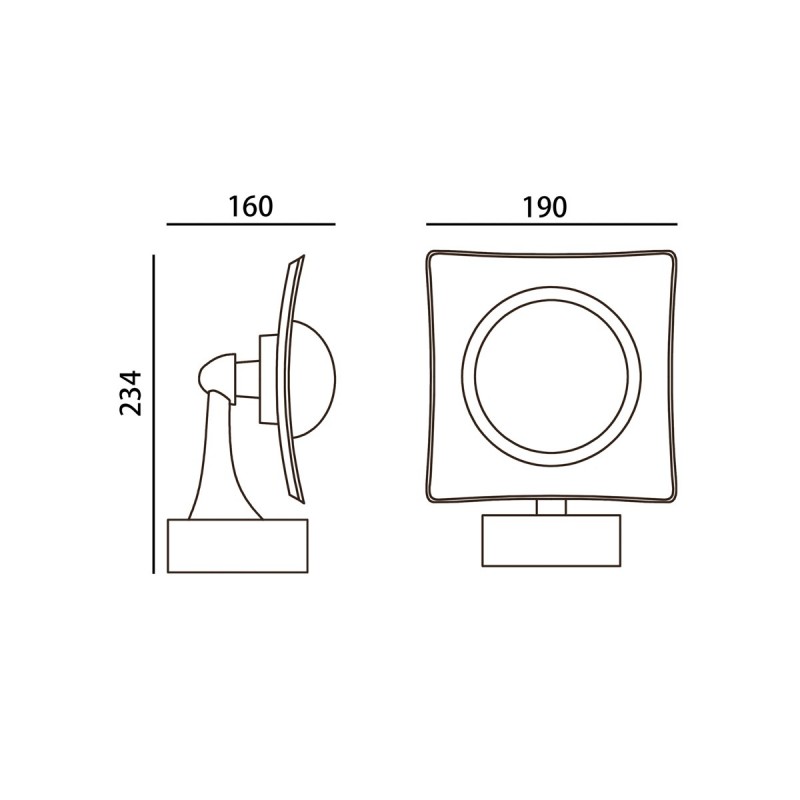 Вуличний світильник ITALUX OWL-6950-4K Isola купити