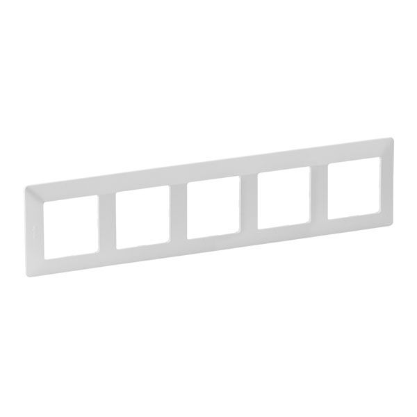 Рамка 5 постов, жемчуг, Valena LIFE (754145) купити