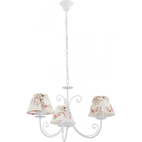 Люстра TK Lighting 373 ROSA WHITE купити