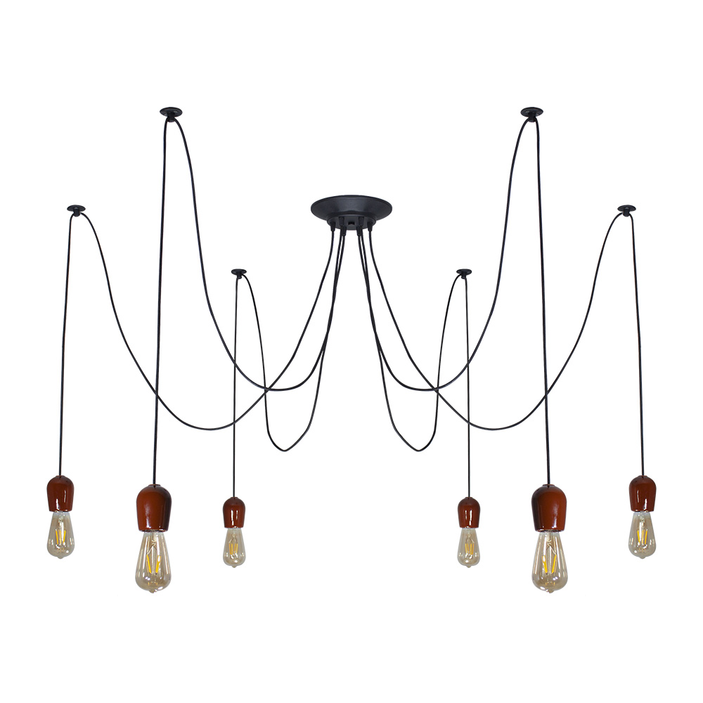 Люстра-павук LS 2152-6K-6 (61121) купити