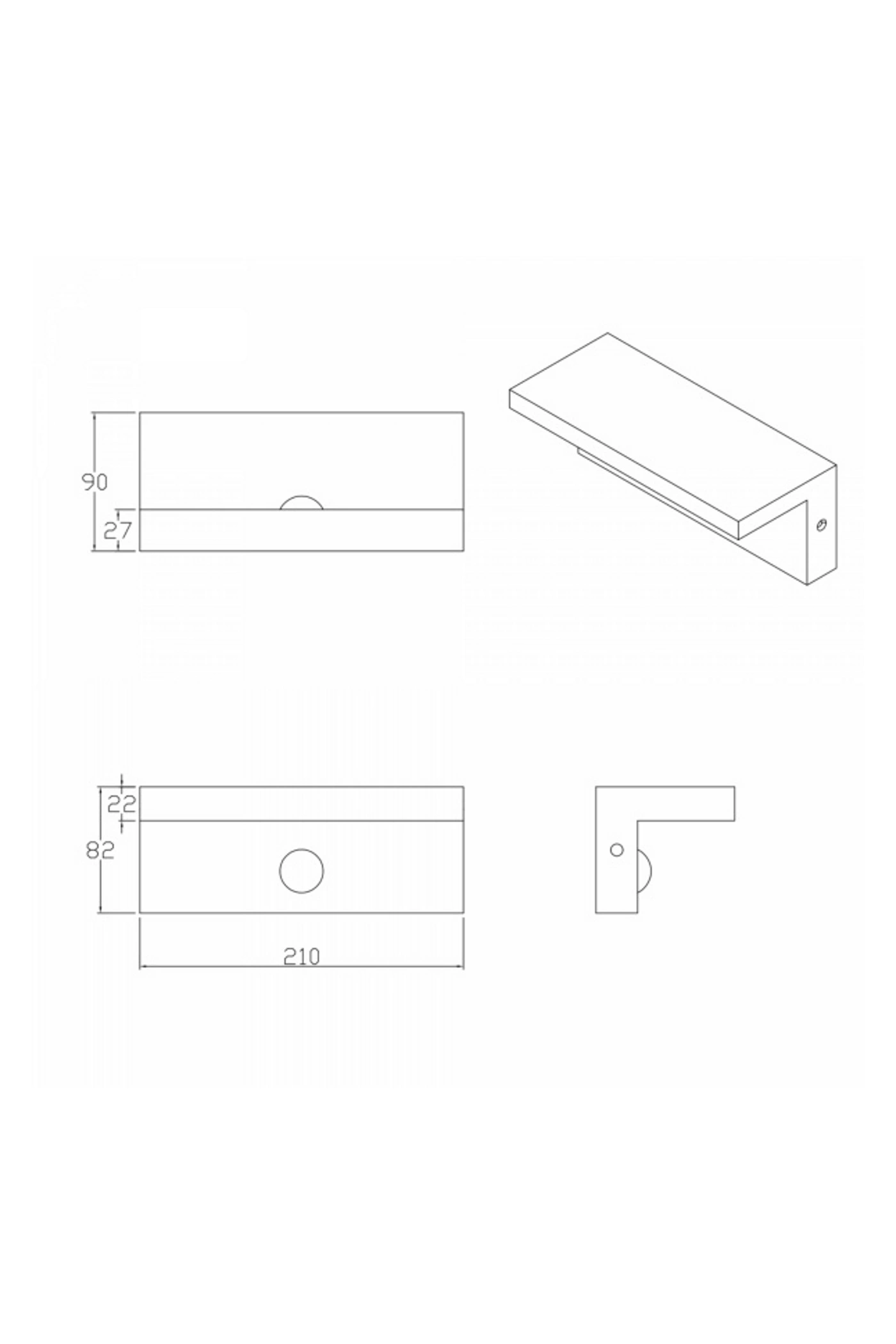 Світильник вуличний Goldlux 324054 Tesa Q LED (59735) купити