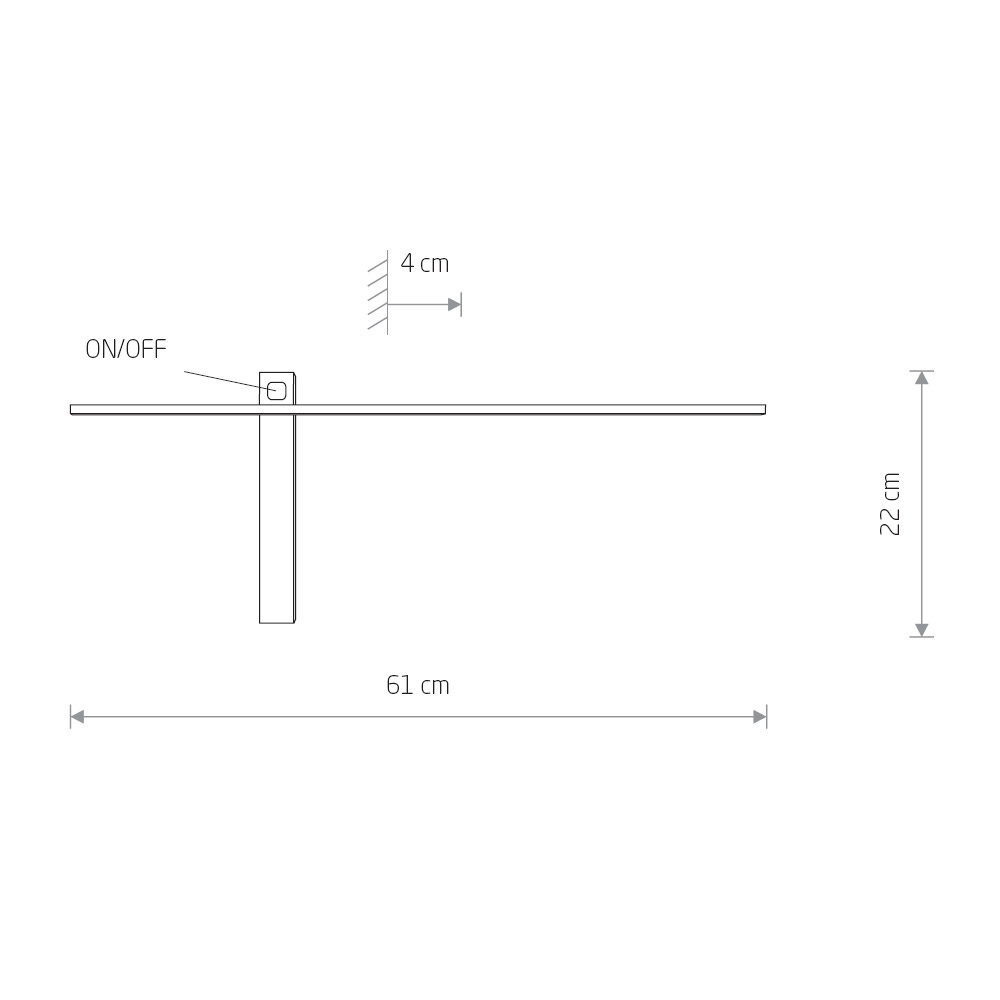 Настенный светильник NOWODVORSKI 8115 IMPULSE LED купити