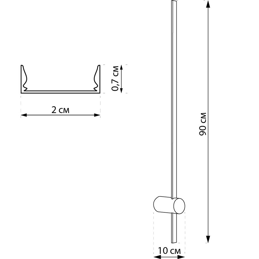 Бра ImperiumLight 420190.12.91 Arrow Золото купити