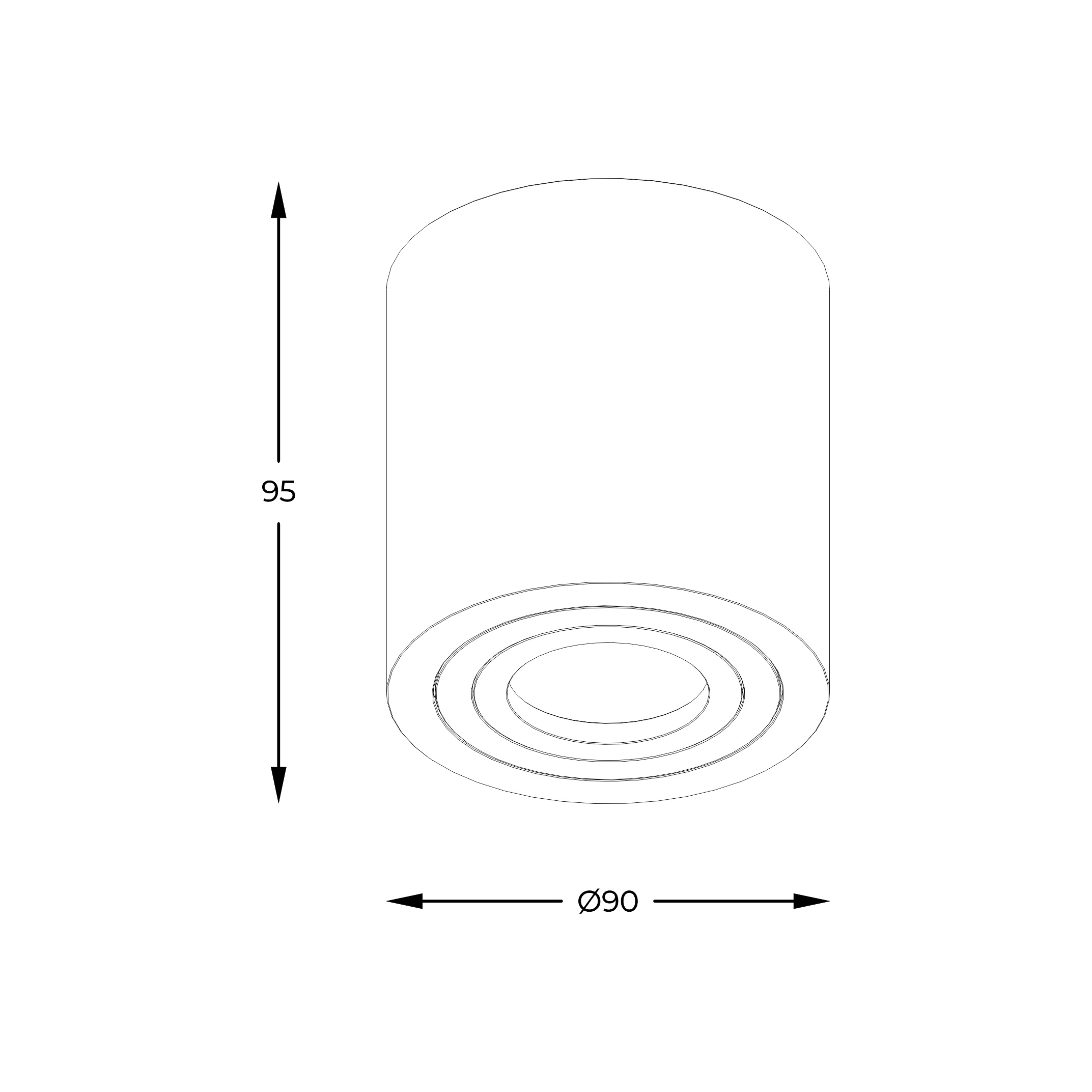 Точковий світильник Zuma Line ACGU10-158-N RONDIP купити