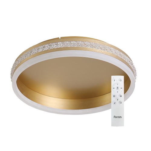 Світлодіодний світильник Feron AL6600 SHINE 70W Золото (40280) купити