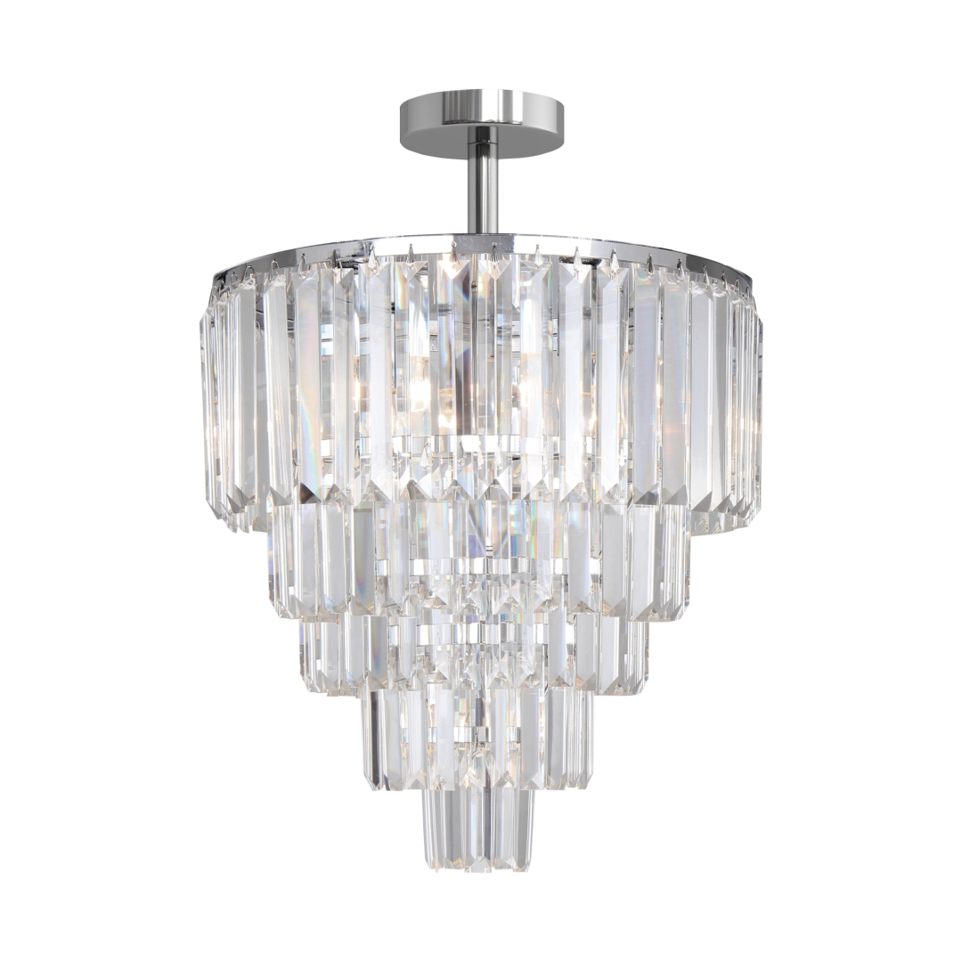 Люстра Zuma Line FC17106/6+3+1-CHROME+CL AMEDEO купити