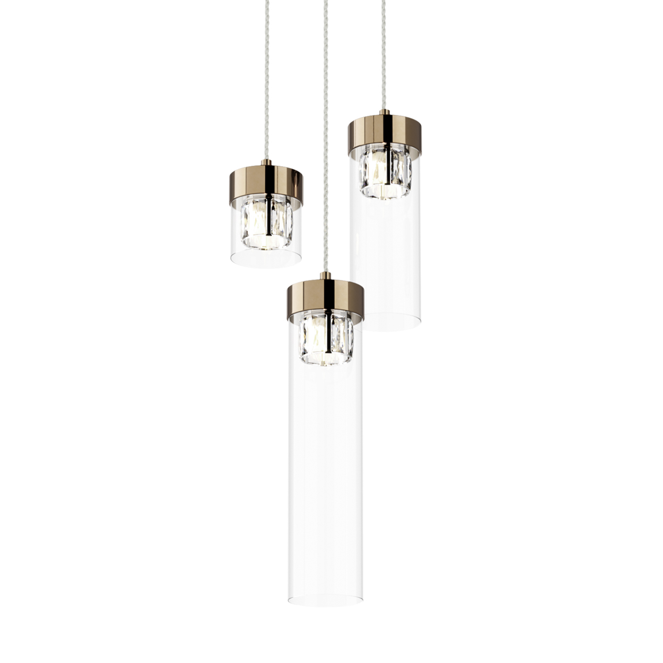 Подвесной светильник Zuma Line P0389-03D-F7AC GEM купити