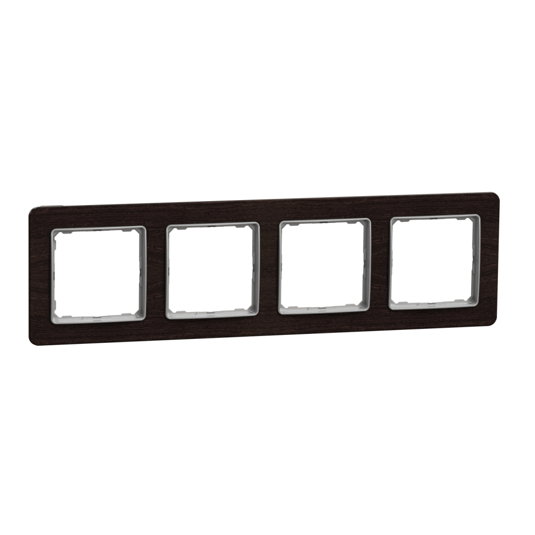 Рамка 4-на Schneider Sedna Elements SDD381804 Венге купити