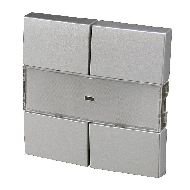 Клавіша вимикача чотирьох полюсного LOGUS металік алюмінієвий (90600 TAL) купити