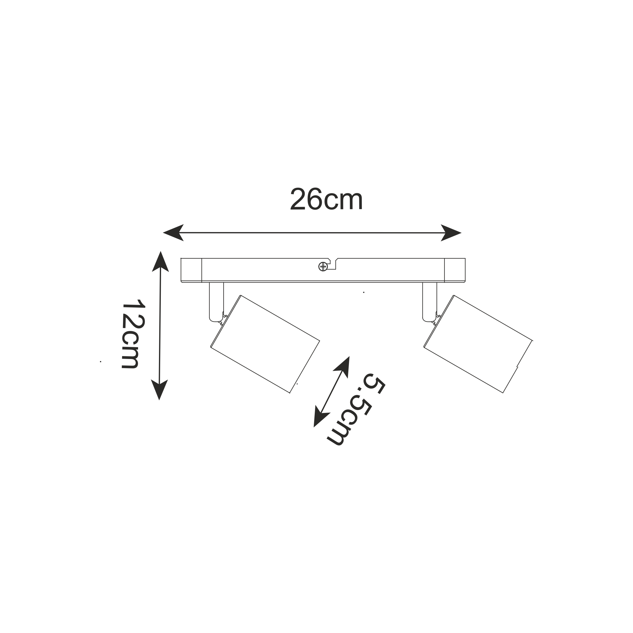 Спот Zuma Line Vila GU13013C-2B купити