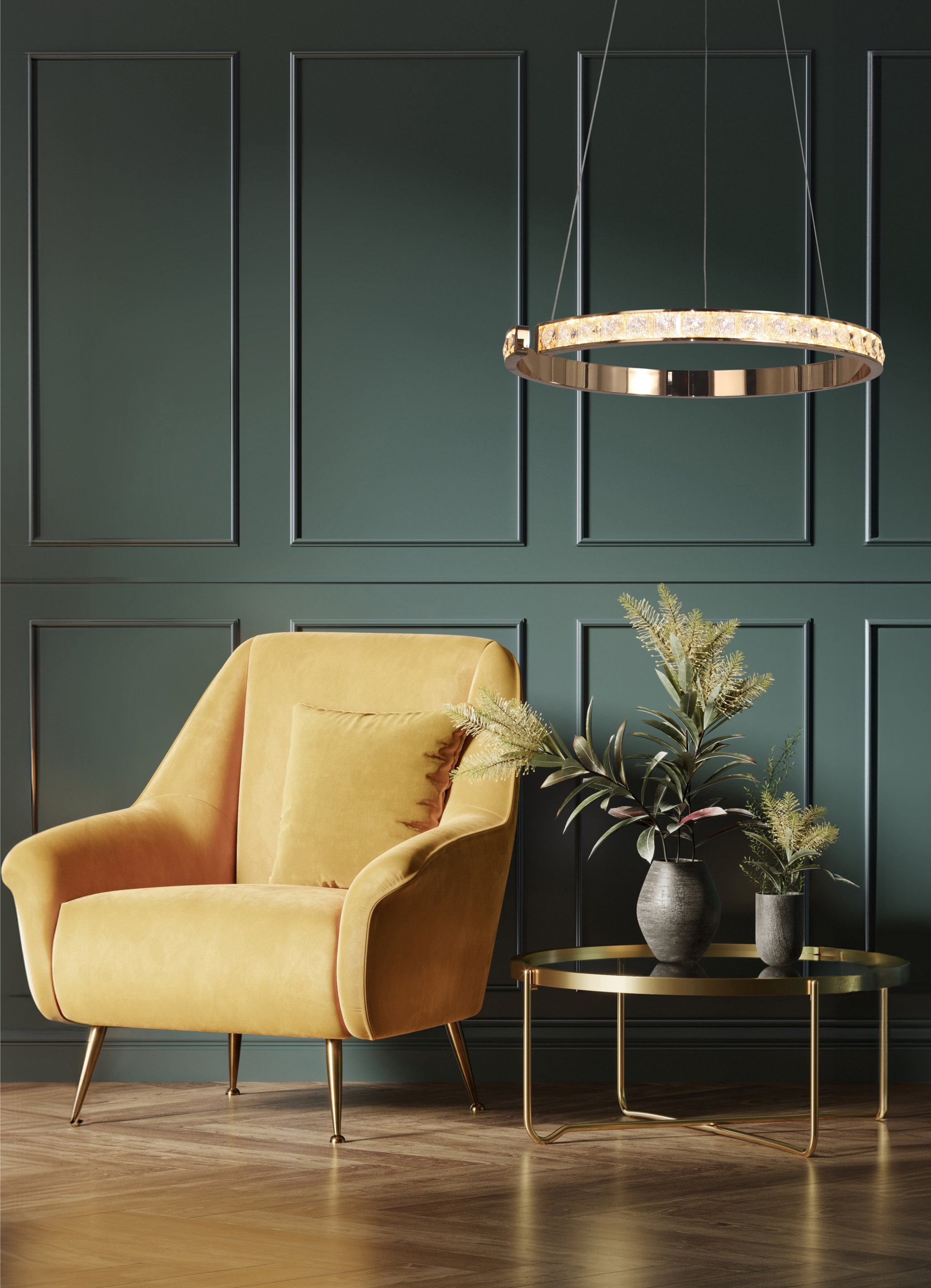 Підвісний світильник Zuma Line MD4996-1-3GBD MURIEL (63772) купити