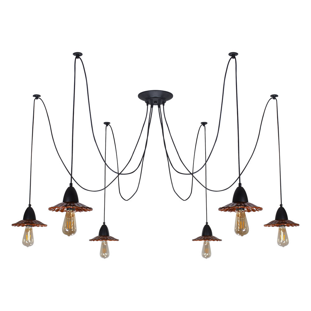 Люстра-павук LS 2151-6K-6 (61119) купити