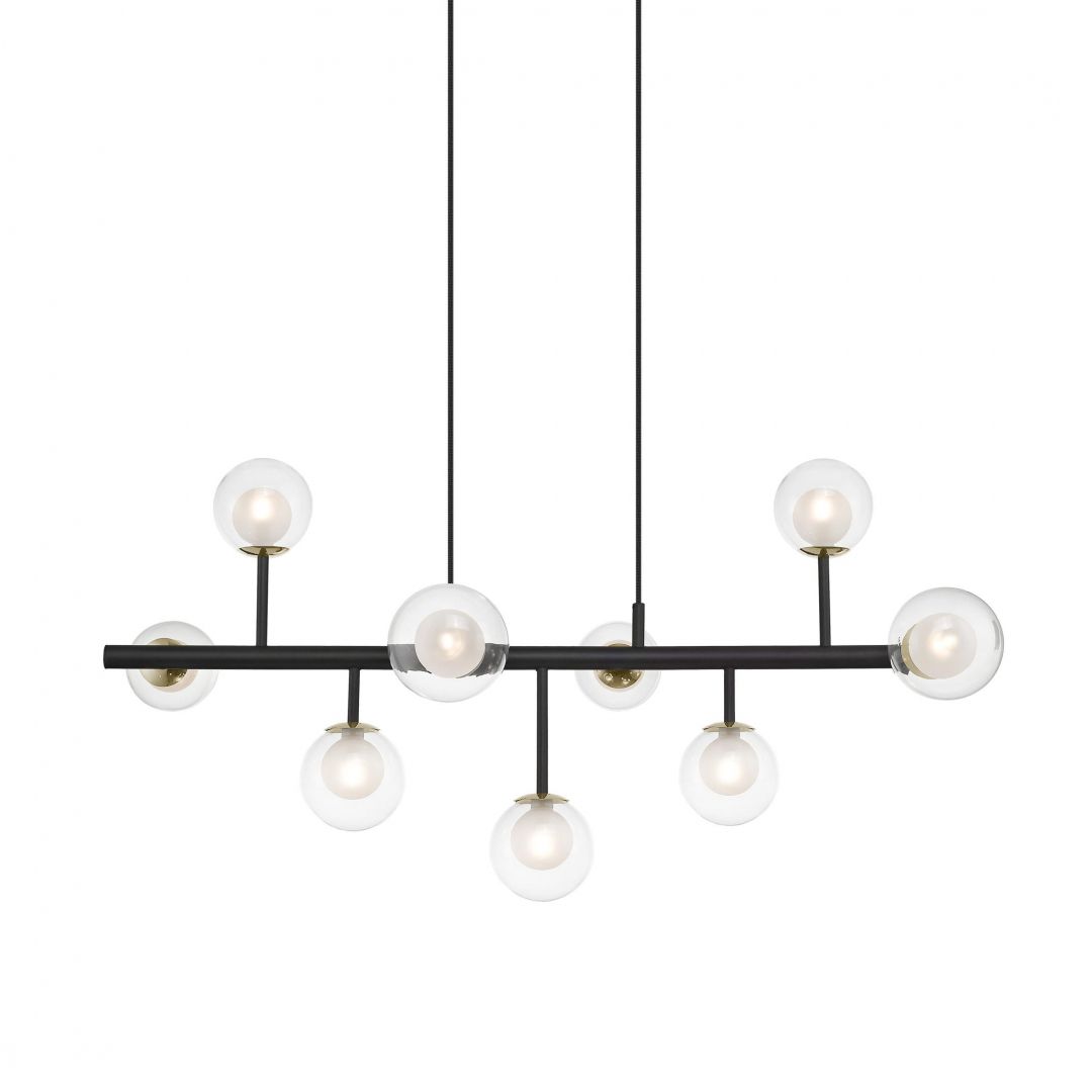 Подвесной светильник Zuma Line P0454-09B-SDGF RIANO купити